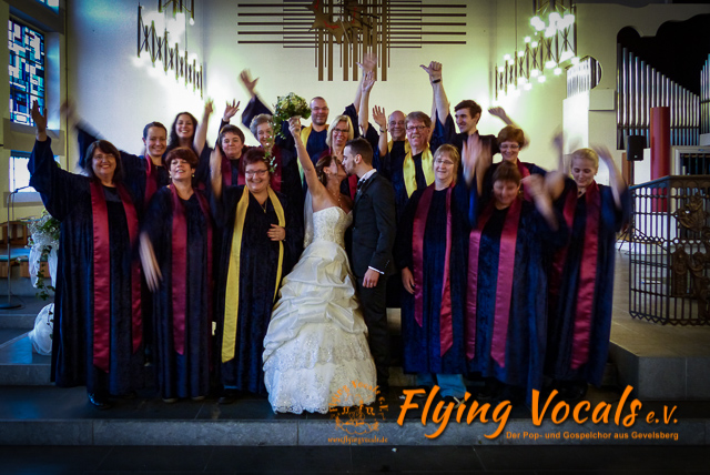 Hochzeit Angelo und Angela, Herz-Jesu-Kirche Ennepetal, Flying Vocals e.V.